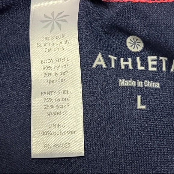 ATHLETA HYPERSONIC PETAL SHORT size Large running track shorts - Picture 8 of 9